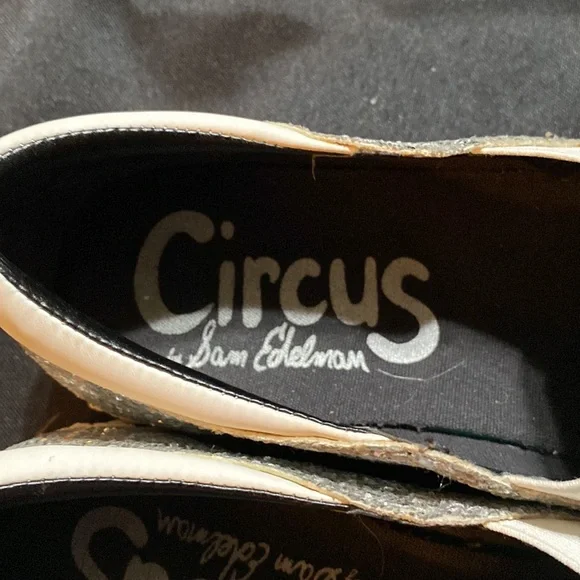 EUC Size 8 Sam Edelman Circus sparkle loafers - Picture 6 of 11